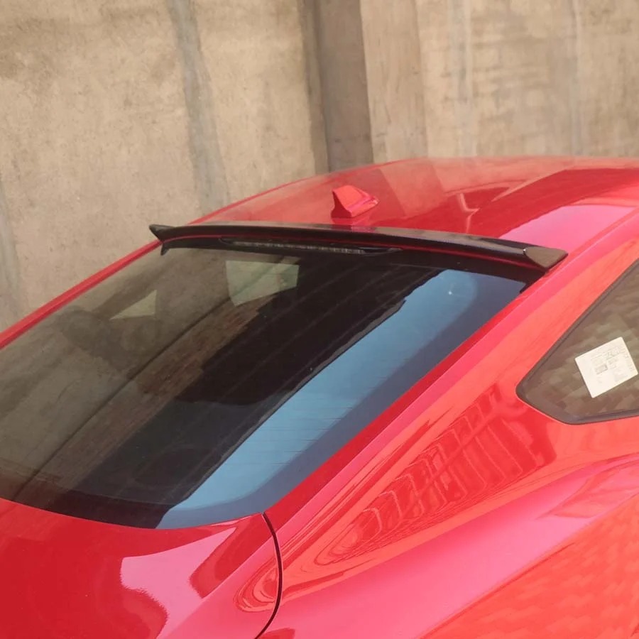 For Mustang Dark Horse S650 Top Wing Carbon Fiber Roof Rear Spoiler with Ducktail Deck Exterior Body Kit Accessories